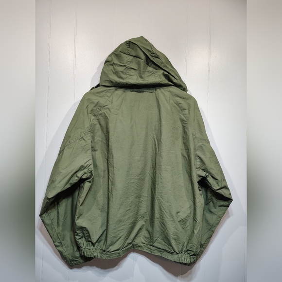 Vintage Ozark Wilderness Outfitters Green Plaid Hooded Reversible Jacket Medium - Picture 4 of 8